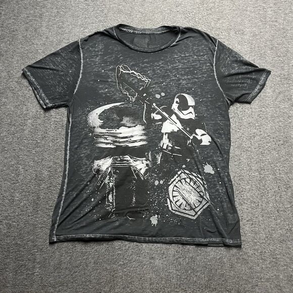 Disney Other - Disney Parks Star Wars Sheer T Shirt Men's Size Large Gray Stormtrooper